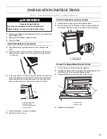 Preview for 13 page of KitchenAid KBNS271T Installation Instructions And Use & Care Manual