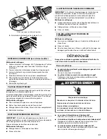 Preview for 61 page of KitchenAid KBNS271T Installation Instructions And Use & Care Manual