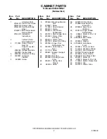 Preview for 2 page of KitchenAid KBRC36FMS00 Parts List