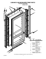 Preview for 3 page of KitchenAid KBRC36FMS00 Parts List