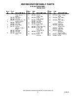 Preview for 8 page of KitchenAid KBRC36FMS00 Parts List