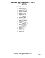 Preview for 10 page of KitchenAid KBRC36FMS00 Parts List