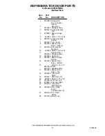 Preview for 12 page of KitchenAid KBRC36FMS00 Parts List