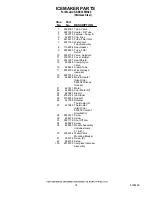 Preview for 18 page of KitchenAid KBRC36FMS00 Parts List