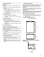 Preview for 11 page of KitchenAid KBRS19KTBL - 18.5 cu. Ft. Bottom Mount Refrigerator User Instructions