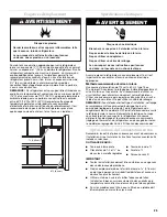 Preview for 25 page of KitchenAid KBRS19KTBL - 18.5 cu. Ft. Bottom Mount Refrigerator User Instructions