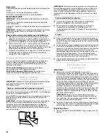 Preview for 36 page of KitchenAid KBRS19KTBL - 18.5 cu. Ft. Bottom Mount Refrigerator User Instructions