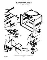 Preview for 5 page of KitchenAid KBRS22EVBL - 21.9 cu. Ft. Bottom Mount Refrigerator Parts List