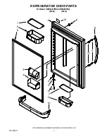 Preview for 7 page of KitchenAid KBRS22EVBL - 21.9 cu. Ft. Bottom Mount Refrigerator Parts List