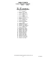 Preview for 12 page of KitchenAid KBRS22EVBL - 21.9 cu. Ft. Bottom Mount Refrigerator Parts List