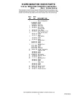 Preview for 8 page of KitchenAid KBRS22KVBL00 Parts List