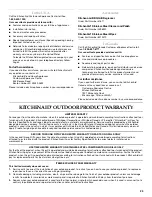 Preview for 23 page of KitchenAid KBZU122TSS - 17" Side Burner Installation Instructions And Use & Care Manual