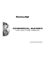 Preview for 1 page of KitchenAid KCB148 Use And Care Manual