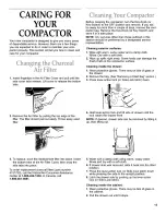 Preview for 12 page of KitchenAid KCCC151EBL0 Use & Care Manual