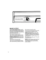 Preview for 9 page of KitchenAid KDB-21 Use And Care Manual