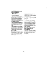 Preview for 15 page of KitchenAid KDC-21D Use And Care Manual