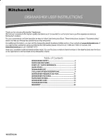 Preview for 1 page of KitchenAid KDHE704DSS User Instructions