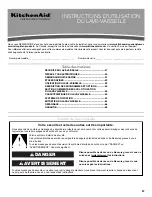 Preview for 47 page of KitchenAid KDPE234GPS User Instructions