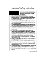 Preview for 3 page of KitchenAid keb1271w Use And Care Manual
