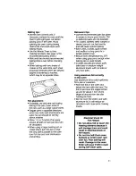 Preview for 11 page of KitchenAid keb1271w Use And Care Manual