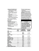 Preview for 18 page of KitchenAid keb1271w Use And Care Manual