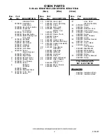 Preview for 2 page of KitchenAid KEBC247KBL04 Parts List