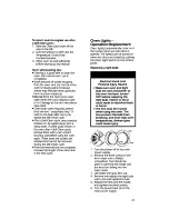 Preview for 27 page of KitchenAid KEBS146W Use And Care Manual