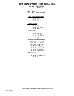 Preview for 7 page of KitchenAid KEBS177SSS03 Parts List