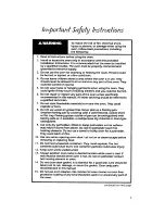 Preview for 3 page of KitchenAid KEBS177W Use And Care Manual