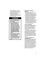 Preview for 21 page of KitchenAid KEBS177W Use And Care Manual