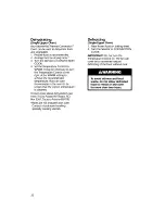 Preview for 22 page of KitchenAid KEBS177W Use And Care Manual