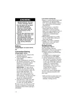 Preview for 14 page of KitchenAid KEBS177X Use And Care Manual