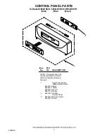 Preview for 3 page of KitchenAid KEBS207DBL10 Parts List