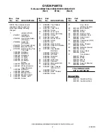 Preview for 2 page of KitchenAid KEBS207DBL9 Parts List