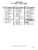 Preview for 2 page of KitchenAid KEBS278SBL02 Parts List