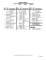 Preview for 2 page of KitchenAid KEBS278SBL04 Parts List