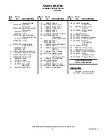 Preview for 2 page of KitchenAid KEBU107SSS02 Parts List