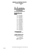 Preview for 3 page of KitchenAid KECC056RBL00 Parts List