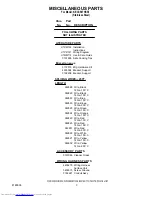 Preview for 3 page of KitchenAid KECC507HSS1 Parts List