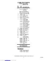 Preview for 2 page of KitchenAid KECC567HSS1 Parts List