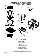 Preview for 9 page of KitchenAid KEMS308SBL04 Parts List