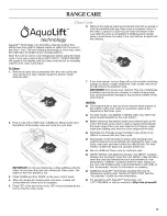 Preview for 17 page of KitchenAid KERS306BSS0 User Instructions