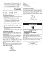 Preview for 6 page of KitchenAid KESK901SBL04 Installation Instructions Manual