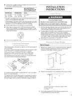 Preview for 7 page of KitchenAid KESK901SBL04 Installation Instructions Manual