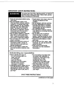 Preview for 3 page of KitchenAid KEYL507W Use And Care Manual