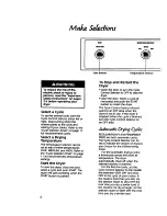 Preview for 8 page of KitchenAid KEYL507W Use And Care Manual