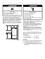 Preview for 3 page of KitchenAid KFCO22EVBL - 20cf - Dr 3WIDE Filtered Ice User Instructions