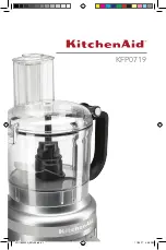 KitchenAid KFP0718BM Manual preview