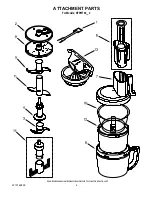 Preview for 4 page of KitchenAid KFPW760QER - 700 Watt Ultra Wide Mouth Food Processor Parts List