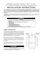 Preview for 2 page of KitchenAid KGBS 146S Installation Instructions Manual